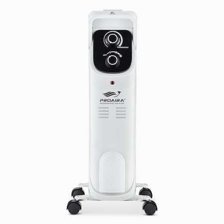 Proaira Oil Filled Radiator Heater, 7 Fins, 1500W HTR100